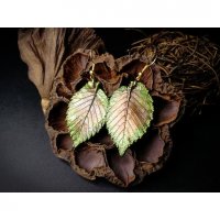 Green Hazel Earrings