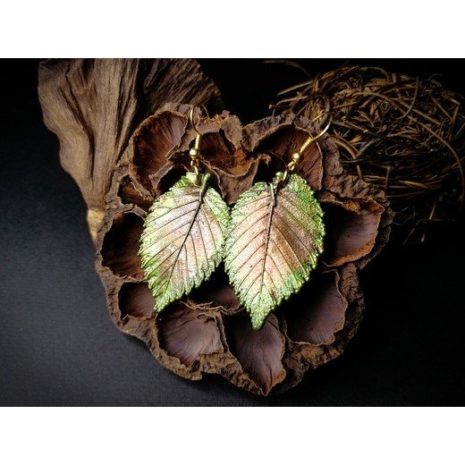 Green Hazel Earrings