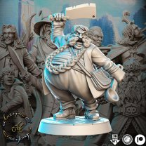 The Lord of the Rings - Bombur Figure (Unpainted)