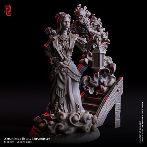 Chronicler of the Arkanimus Estate Figure (Unpainted)