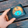 Handmade Pokemon - Bhudda Snorlax, Squirtle and Charmander Yin Yang Custom Wallet