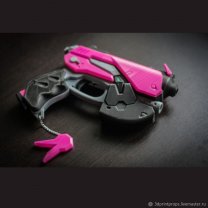 Handmade Overwatch - D.Va's Gun Pistol Replica