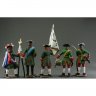 Peter The Great With Soldiers V.2 Set Of 5 Figures