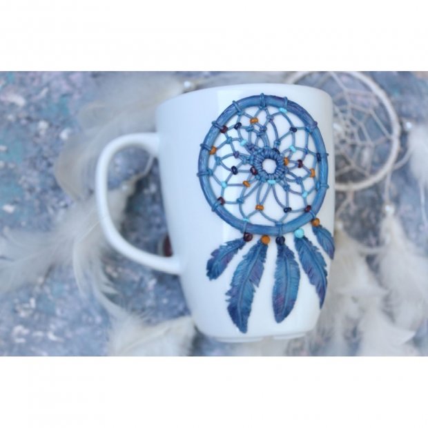 Dream Catcher Mug With Decor
