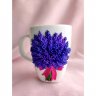 Lavender Mug With Decor
