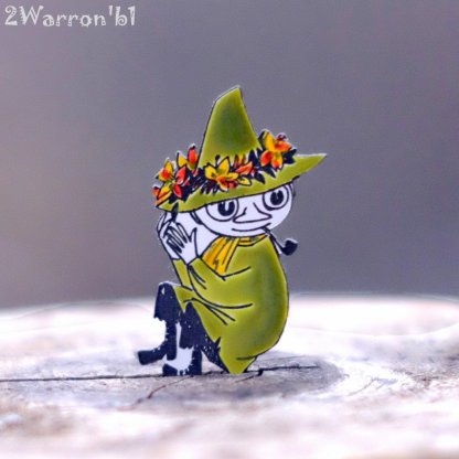 The Moomins - Snufkin with Flowers Brooch