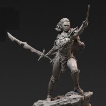 Xylith Vrylas Figure (Unpainted)