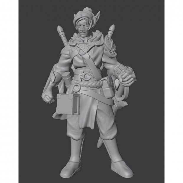 Shubm Halio Figure (Unpainted)