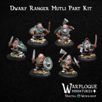 Dwarf Ranger Mutli Part Figure (Unpainted)