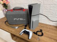 Sony PS 5 Slim 1000GB with a disk drive