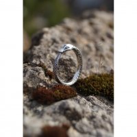 Handmade Snake Ouroboros Ring