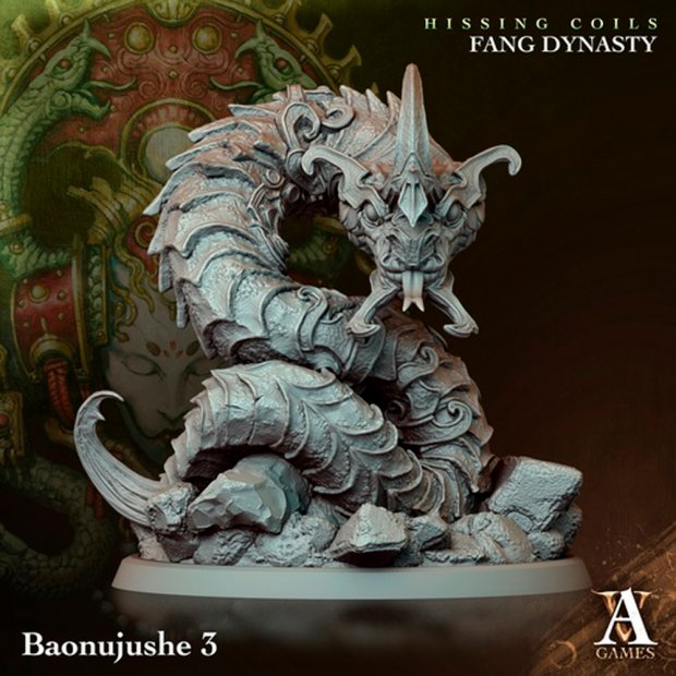 Bao - The Great Snake King Figure (Unpainted)