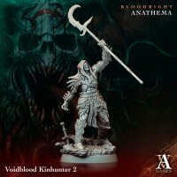 The Leader of the Abyss Hunters with a Glaive Figure (Unpainted)