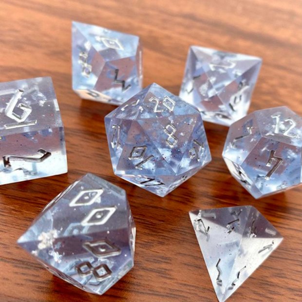Ice Glass Dice