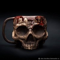 Bloody Skull - Realistic Mug