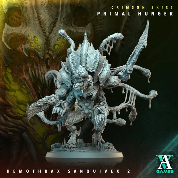 Hemothrax Sanquivex 03 Figure (Unpainted)