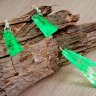 Green Flame Jewelry Set