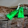 Green Flame Jewelry Set