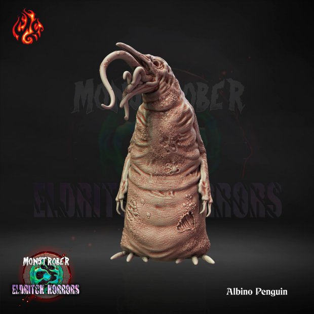 Albino Penguin Figure (Unpainted)