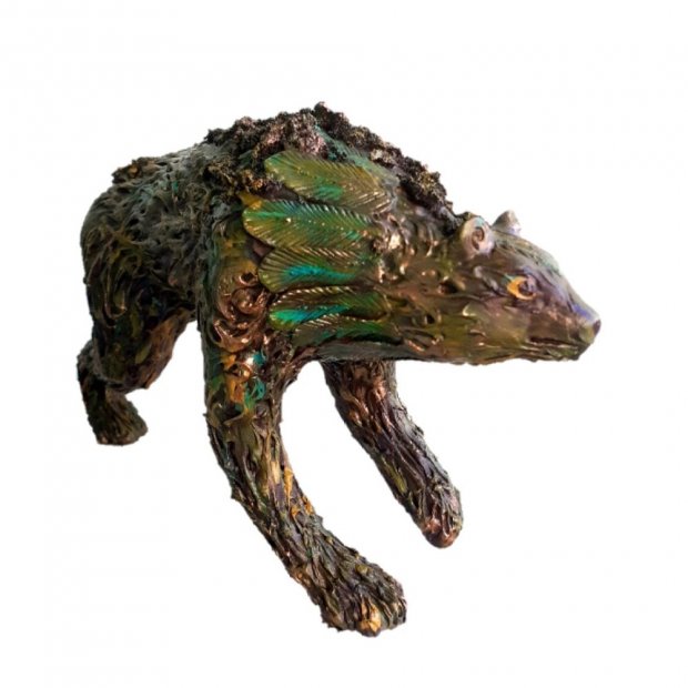 Handmade Magic Bear Figure