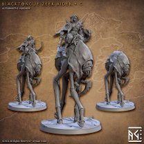Blacktongue Zeek Rider 02 Figure (Unpainted)