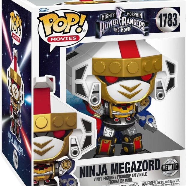 Funko Pop: Mighty Morphin Power Rangers The Movie - Ninja Megazord Metallic Figure