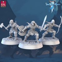 Rebel squad Figure (Unpainted)