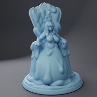 Queen jelly on the throne Figure (Unpainted)