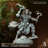 Eckbert, the Great Alchemist with a Familiar Figure (Unpainted)