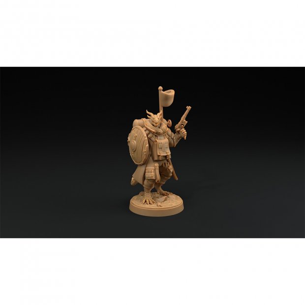 Dragonborn Medic Figure (Unpainted)