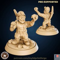 Gnome Miner Figure (Unpainted)