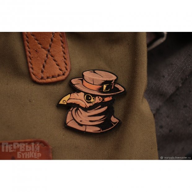 Plague Doctor Pin Badge