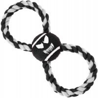 Buckle-Down Marvel Comics - Venom Dog Toy Rope Tennis Ball