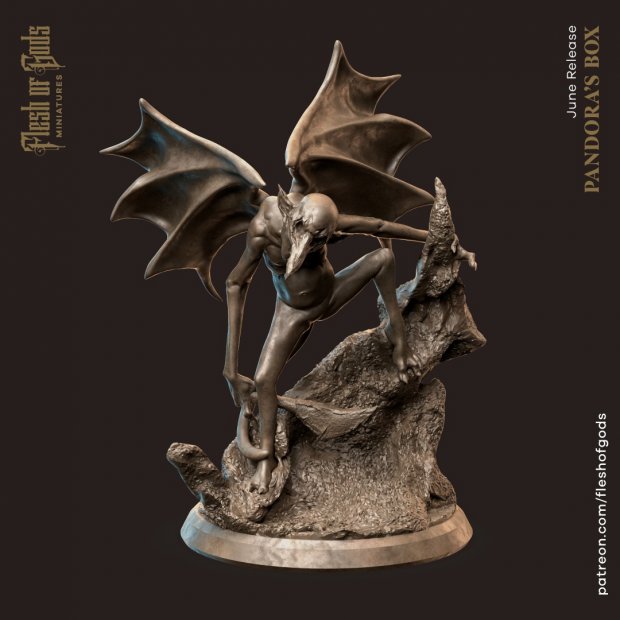 Evil Imp Figure (Unpainted)