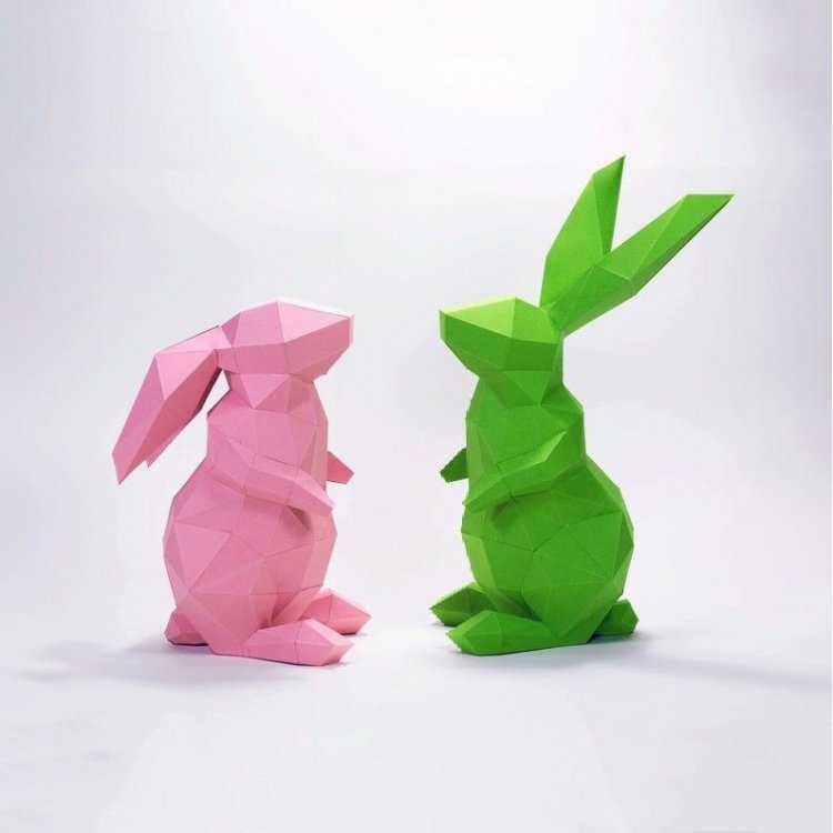 2 Rabbits 3D Building Set