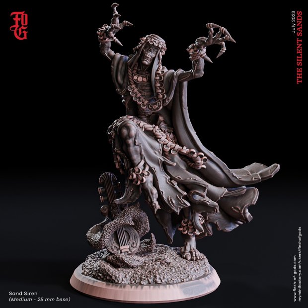 Sand Siren Figure (Unpainted)