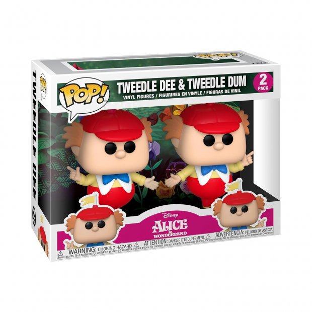 Funko Pop Disney: Alice in Wonderland 70th - Tweedle Dee & Dum Figure