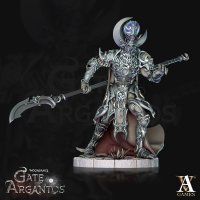 Ancient rebel warrior with halberd Figure (Unpainted)