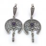 Handmade Big Moon Earrings