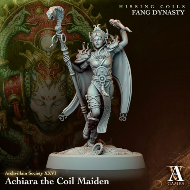 Priestess Akyara, the Spiral Virgin Apostate Figure (Unpainted)