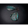 Blue Feather Earrings