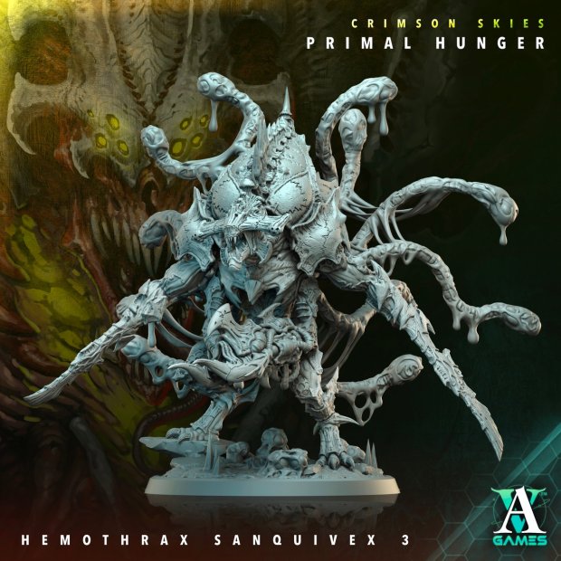 Hemothrax Sanquivex 04 Figure (Unpainted)