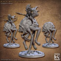 Blacktongue Zeek Rider 03 Figure (Unpainted)