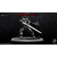Guts swings his sword Figure (Unpainted)