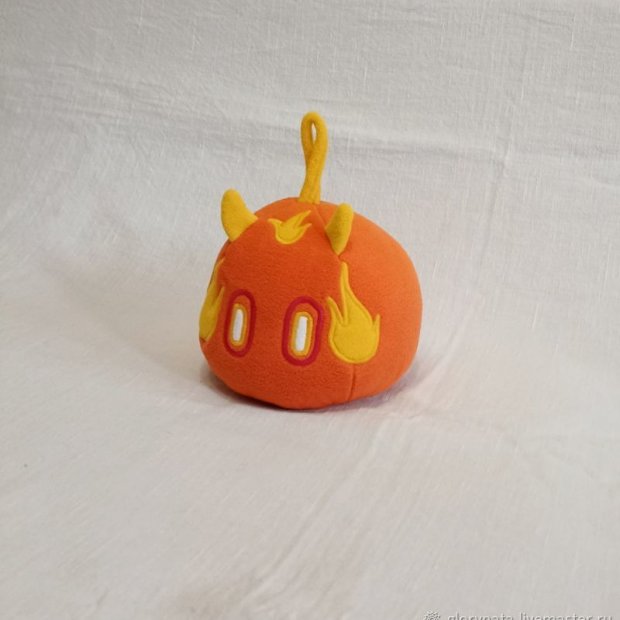 Fire Slime Inspired Plush Toy (14cm)