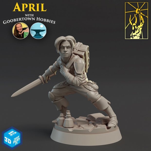 Adept Vadik Figure (Unpainted)