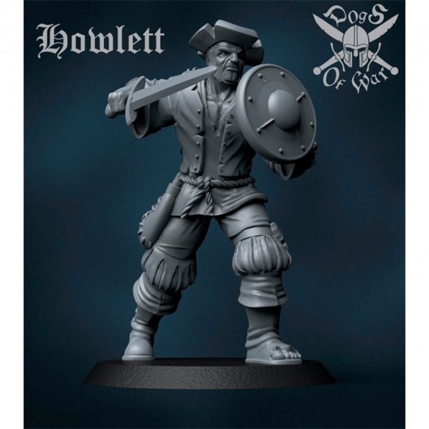 Mercenary Bowlette "Dogs of War" Figure (Unpainted)