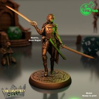 Beatrix - Drow Rogue Figure (Unpainted)