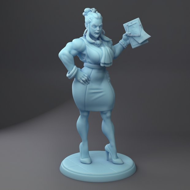 Orc teacher Figure (Unpainted)