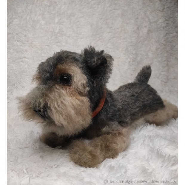 Schnauzer Puppy (31 cm) Plush Toy
